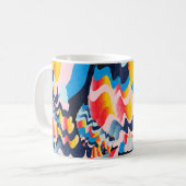 digitaler Glitterkunst-Hintergrund Kaffeetasse (Vorderseite Links)