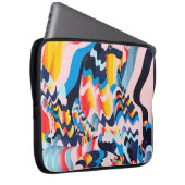 digitaler Glitterkunst-Hintergrund Laptopschutzhülle (Vorne Rechts)