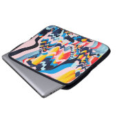 digitaler Glitterkunst-Hintergrund Laptopschutzhülle (Vorne Knopf)
