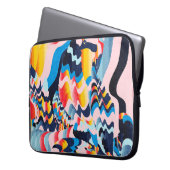 digitaler Glitterkunst-Hintergrund Laptopschutzhülle (Vorderseite Links)