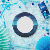 Digitaler High-Tech-Hintergrund Pappteller (Party)