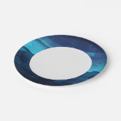 Digitaler High-Tech-Hintergrund Pappteller (Schrägansicht)