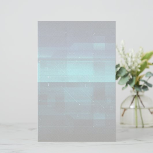 Digitaler Hintergrund Briefpapier (Stehend Vorderseite)