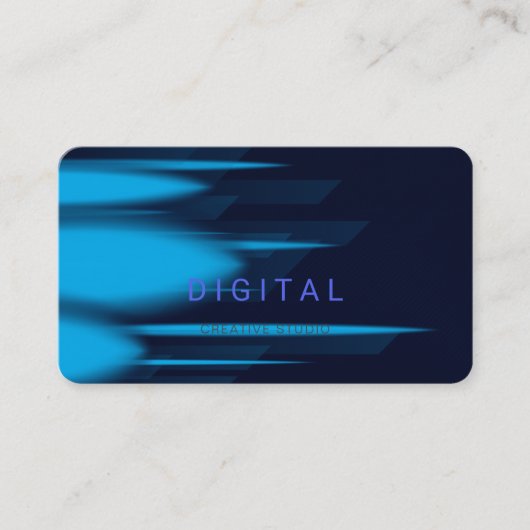 Digitaler Hintergrund | Moderne Technologie Visitenkarte (Vorderseite)