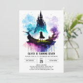 Digitaler Kinderassistent zum Geburtstag Einladung (Stehend Vorderseite)