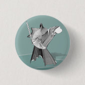 Digitaler Krieger Button (Vorderseite)