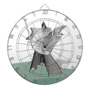 Digitaler Krieger Dartscheibe