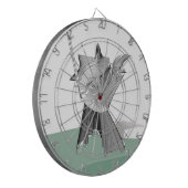 Digitaler Krieger Dartscheibe (Vorderseite Links)