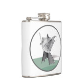 Digitaler Krieger Flachmann (Rechts)