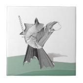 Digitaler Krieger Fliese (Vorderseite)