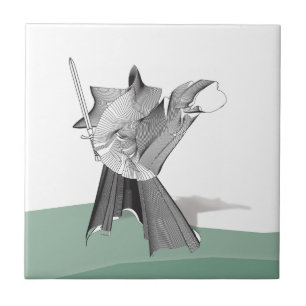 Digitaler Krieger Fliese