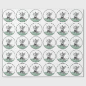 Digitaler Krieger Geschenkpapier (Flach)