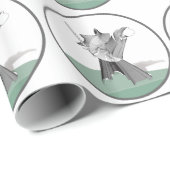 Digitaler Krieger Geschenkpapier (Rolleneckpunkt)