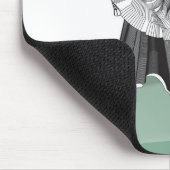 Digitaler Krieger Mousepad (Ecke)