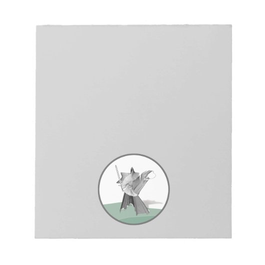 Digitaler Krieger Notizblock (Vorderseite)