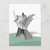 Digitaler Krieger Postkarte (Vorderseite)