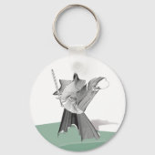 Digitaler Krieger Schlüsselanhänger (Vorderseite)