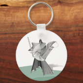 Digitaler Krieger Schlüsselanhänger (Vorderseite)