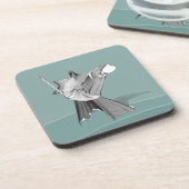 Digitaler Krieger Untersetzer (Linke Seite)