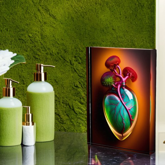 Digitaler Kunstakrylblock für anatomisches Glasher Fotoblock