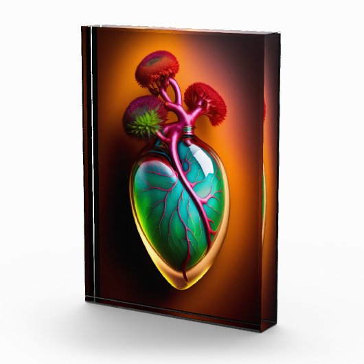 Digitaler Kunstakrylblock für anatomisches Glasher Fotoblock (Rechts)