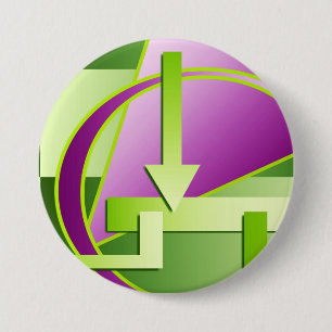 Digitaler Kunstdruck "Schaltplan" Button