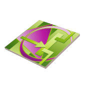 Digitaler Kunstdruck "Schaltplan" Fliese (Seite)