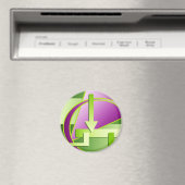 Digitaler Kunstdruck "Schaltplan" Magnet (In Situ (Geschirrspüler))