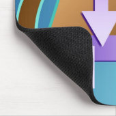 Digitaler Kunstdruck "Schaltplan" Mousepad (Ecke)