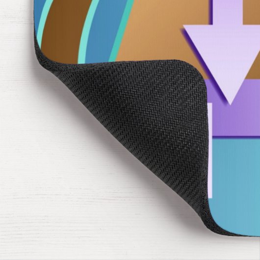 Digitaler Kunstdruck "Schaltplan" Mousepad (Ecke)