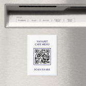 Digitaler Menütemplate mit QR-Code Magnet (In Situ (Geschirrspüler))