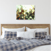 Digitaler Niedergang Leinwanddruck (Insitu (Schlafzimmer))