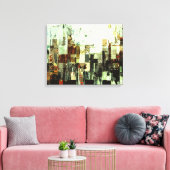 Digitaler Niedergang Leinwanddruck (Insitu (Wohnzimmer))