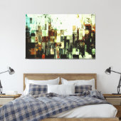 Digitaler Niedergang Leinwanddruck (Insitu (Schlafzimmer))
