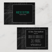 Digitaler Niedergang Visitenkarte (Vorne/Hinten)