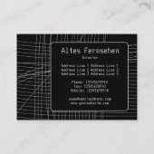 Digitaler Niedergang Visitenkarte (Rückseite)