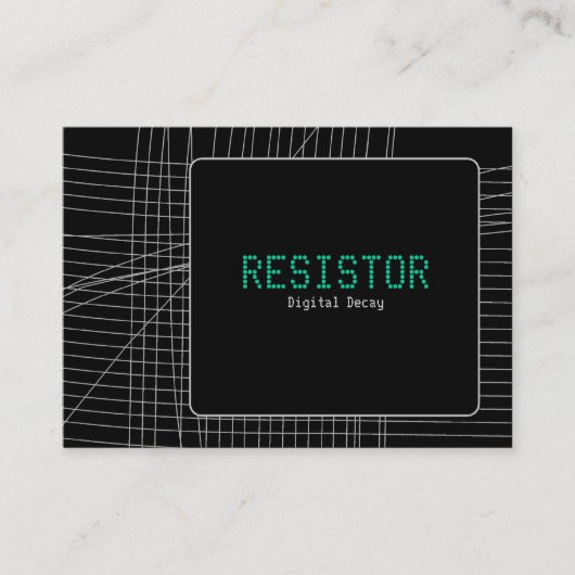 Digitaler Niedergang Visitenkarte (Vorderseite)
