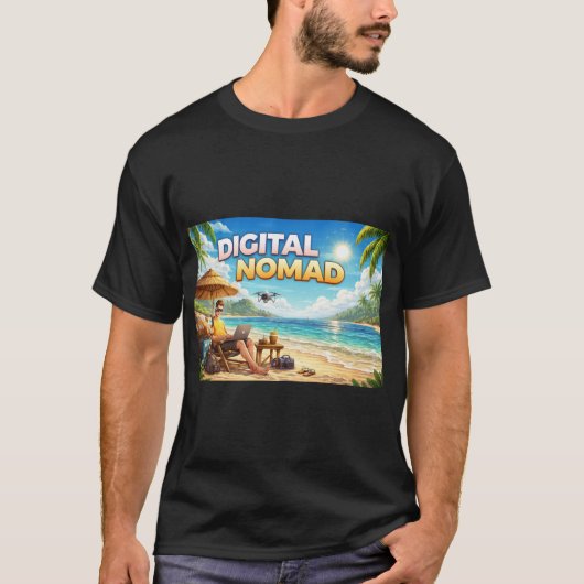 digitaler Nomade T-Shirt (Vorderseite)