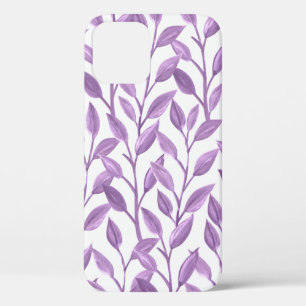 Digitaler Papierhintergrund mit Blättern Case-Mate iPhone Hülle