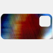 Digitaler Regen über auffällig farbenfroh gepunkte Case-Mate iPhone Hülle (Rückseite (Horizontal))