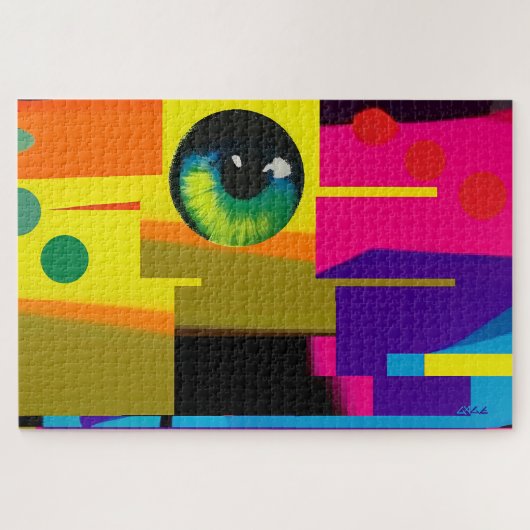 Digitaler Salt Ken Gage Surrealismus Puzzle (Horizontal)