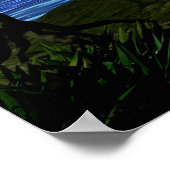 Digitaler Saturn Poster (Ecke)