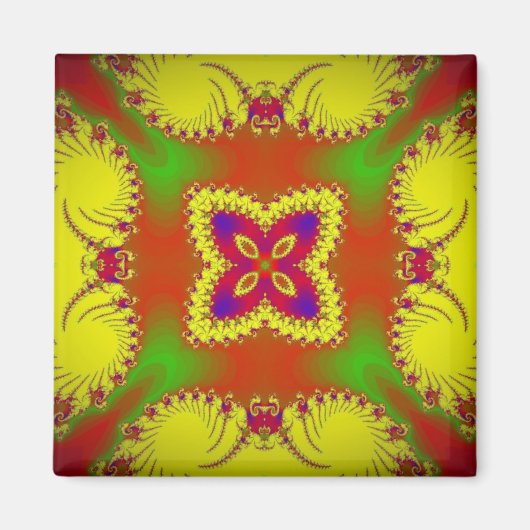 Digitaler Schmetterling Magnet (Vorne)