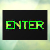 Digitaler schwarzer Fensterklammer Fensteraufkleber (Blatt 3)