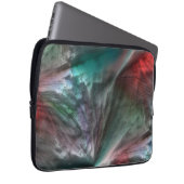 Digitaler Skerry in silbrig grüner Münze zu lebhaf Laptopschutzhülle (Vorne Rechts)