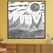 Digitaler Stift Leinwanddruck (Insitu (Wohnzimmer))