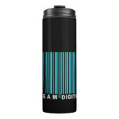 Digitaler Strichcode für Nerd Thermosbecher (Vorderseite)