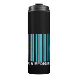 Digitaler Strichcode für Nerd Thermosbecher