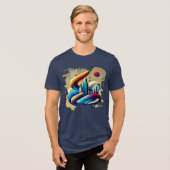 Digitaler T - Shirt - Urban Graffiti (Vorderseite voll)
