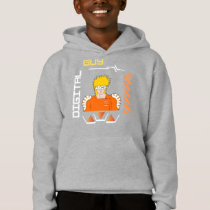 digitaler Typ in einer digitalen Welt Hoodie